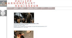 Desktop Screenshot of philipp-harnoncourt.com